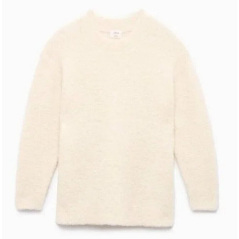 Aritzia Wilfred Ivory Seissan Alpaca Wool Blend Oversized Sweater - 2/Medium - Picture 12 of 14